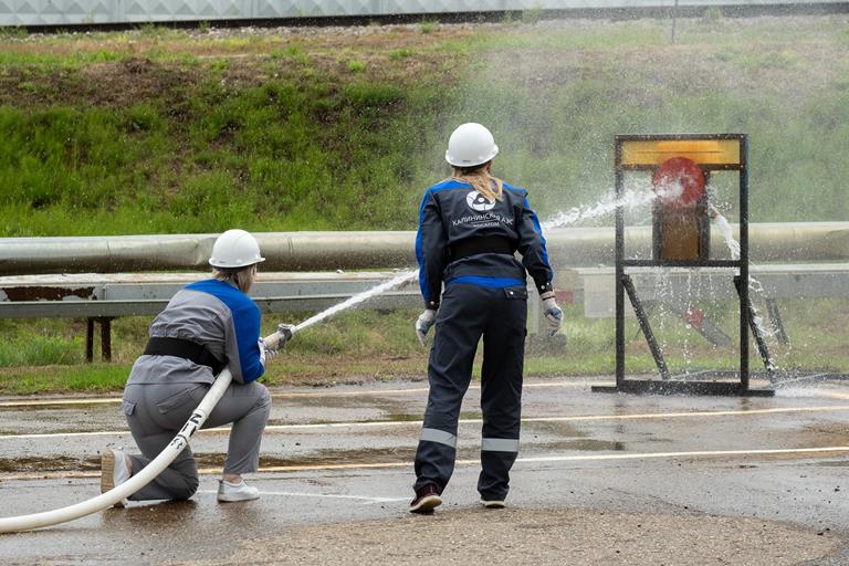 Рекордное количество огнеборцев Калининской АЭС приняли участие в соревнованиях добровольных пожарных формирований