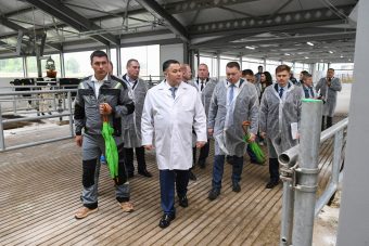 Игорь Руденя лично оценил один из самых крупных в сельском хозяйстве инвестпроектов Верхневолжья