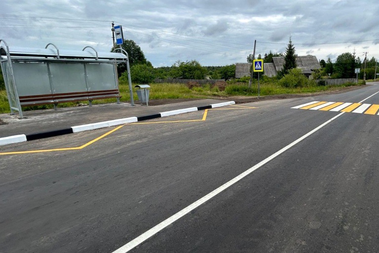 В Тверской области досрочно завершен ремонт участка дороги, соединяющей два округа