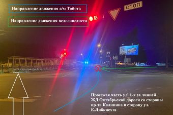 В Пролетарском районе Твери сбили подростка на велосипеде