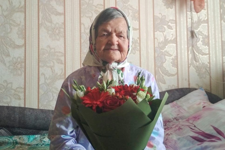 Участница ВОВ из Тверской области Вера Кузнецова празднует 101-летие