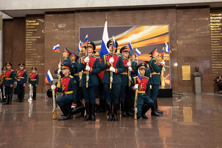 Новобранцы Преображенского полка из Тверской области приняли присягу в Музее Победы
