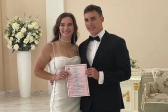 Опубликовано видео бракосочетания Олимпийской чемпионки из Твери Натальи Непряевой и Александра Терентьева
