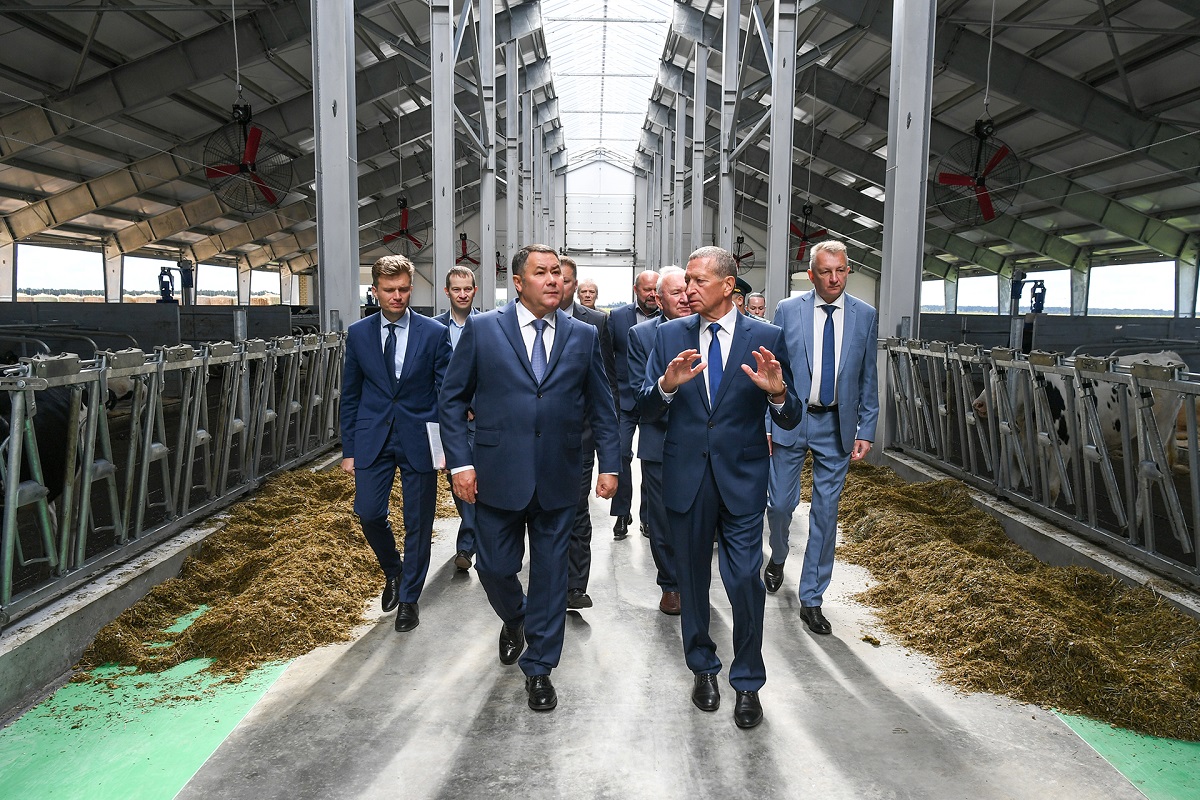 В Тверской области открылась высокотехнологичная ферма