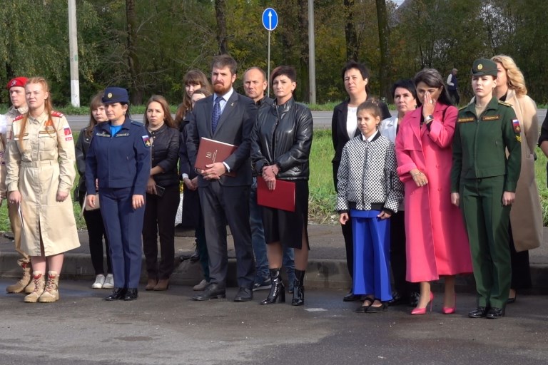В Торжке открыли мурал в память о Герое России Василии Клещенко