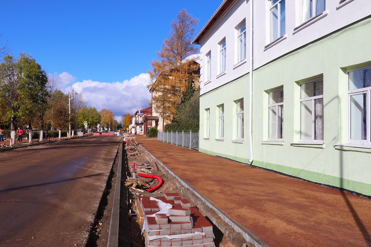 В Тверской области к 950-летию города продолжаются работы по комплексному  развитию Торопца