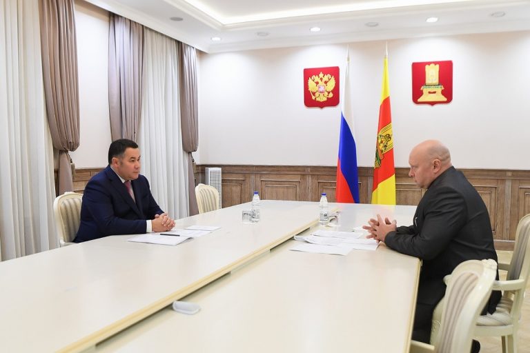 Игорь Руденя провел встречу с главой Бельского округа