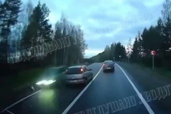 Летевшая по встречке иномарка едва не спровоцировала ДТП в Тверской области (видео) Летевшая по встречке иномарка едва не спровоцировала ДТП в Тверской области (видео)