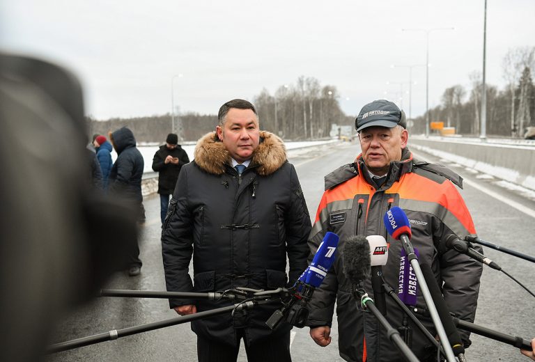 Открыт первый участок Северного обхода Твери на М-11 с выходом на Бежецк, Весьегонск
