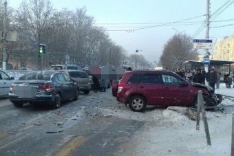 Массовое ДТП с пострадавшими произошло в Заволжском районе Твери