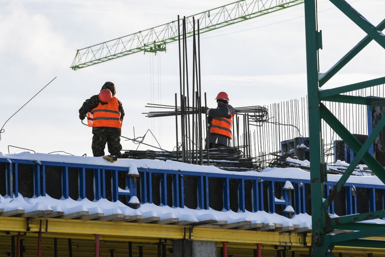 В Твери возводят 2 и 3 этажи новой Детской областной клинической больницы