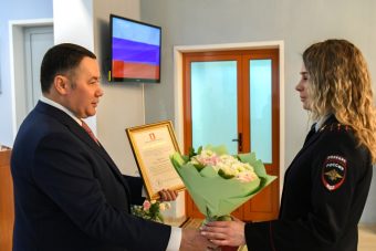 Губернатор Руденя отметил сплоченность, профессионализм и высокий уровень подготовки полиции Тверской области