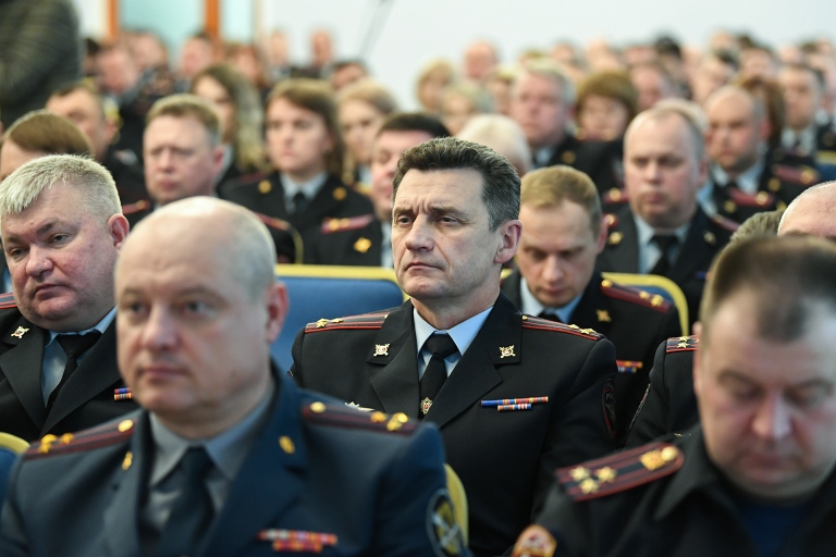 Губернатор Руденя отметил сплоченность, профессионализм и высокий уровень подготовки полиции Тверской области