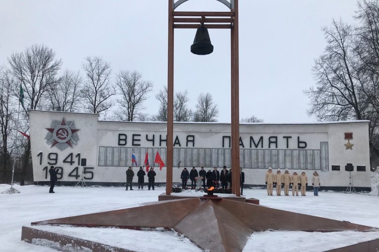 Город Нелидово Тверской области празднует годовщину освобождения от гитлеровцев