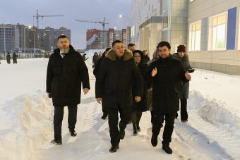 Губернатор Игорь Руденя проинспектировал завершение строительства социальных объектов города Твери