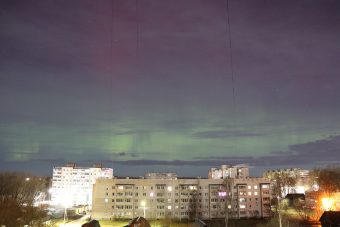 В Тверской области наблюдали северное сияние