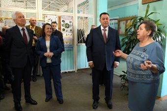 15 марта губернатор Тверской области находится с рабочей поездкой в Торжокском районе