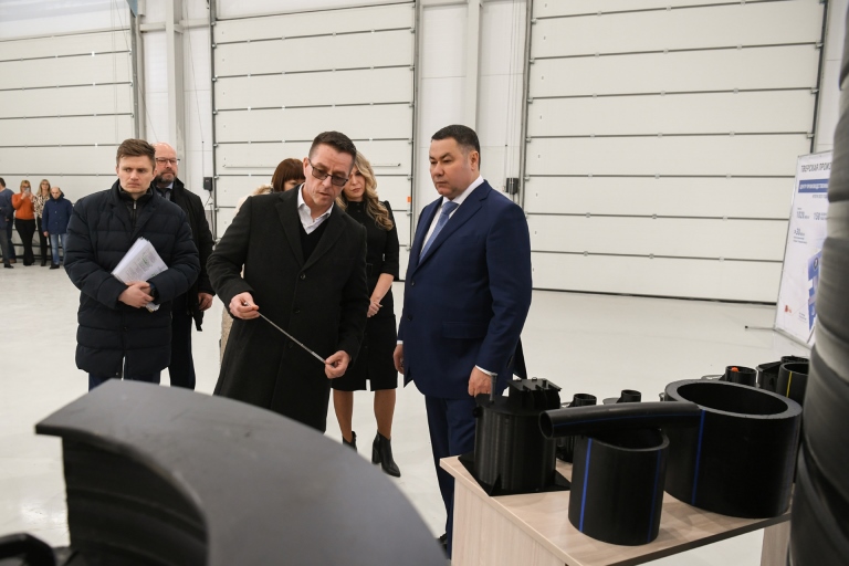 Губернатор Тверской области ознакомился с реализацией крупных инвестроектов в промышленном секторе