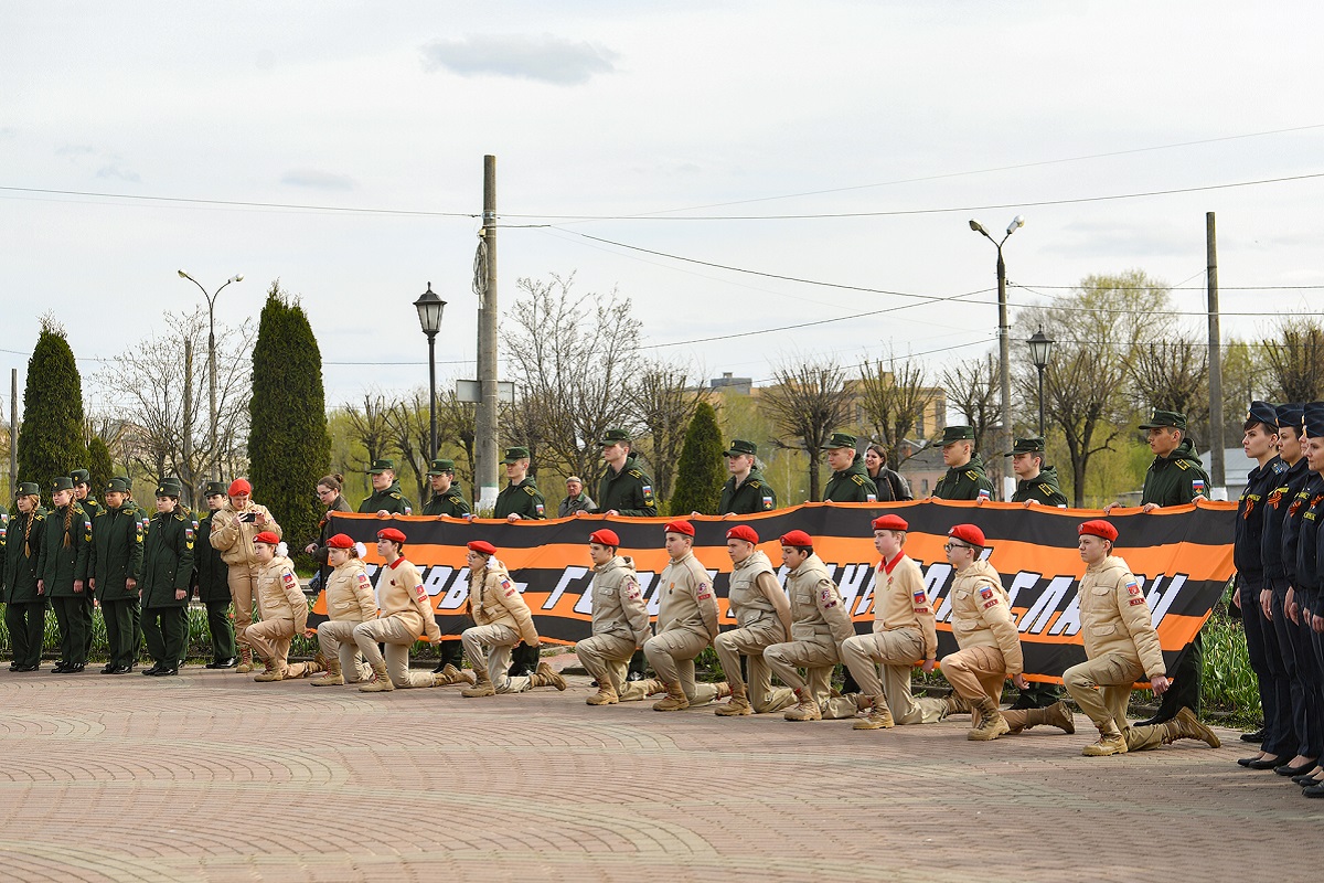 24 апреля в Тверской области стартовала акция Георгиевская ленточка