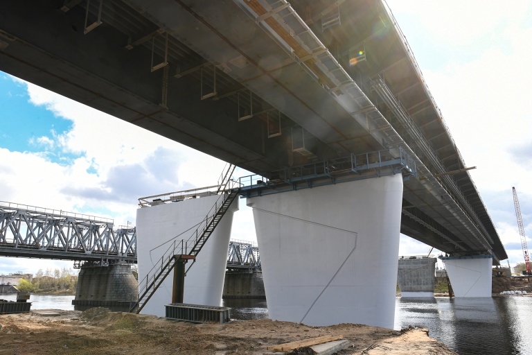Губернатор Руденя дал поручения по ходу строительства Западного моста в Твери и путепровода на улице Фрунзе