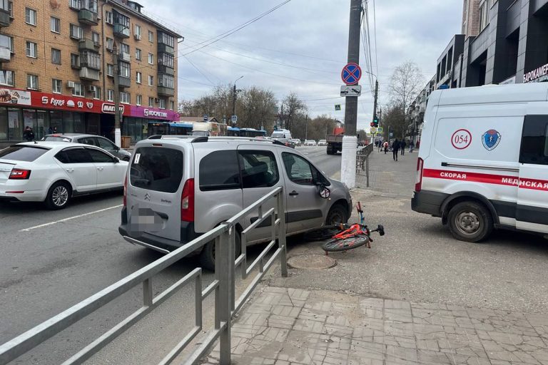 Велосипедиста сбили на Волоколамском проспекте в Твери