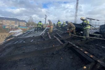 Электроподстанция горела в Тверской области