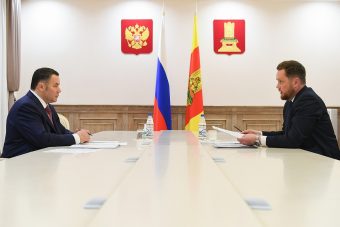Игорь Руденя провел встречу с главой Ржевского округа