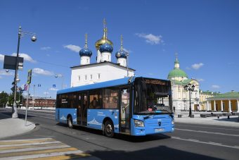 Пассажирам общественного транспорта в Твери будут дарить георгиевские ленты