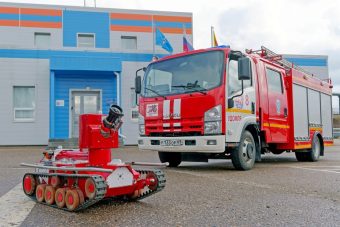 На Калининскую АЭС поставлен новейший робот-пожарный