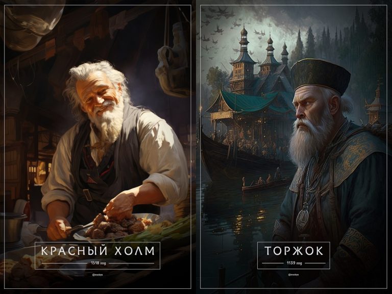 Нейросеть создала портреты городов и поселков Тверской области в человеческом облике