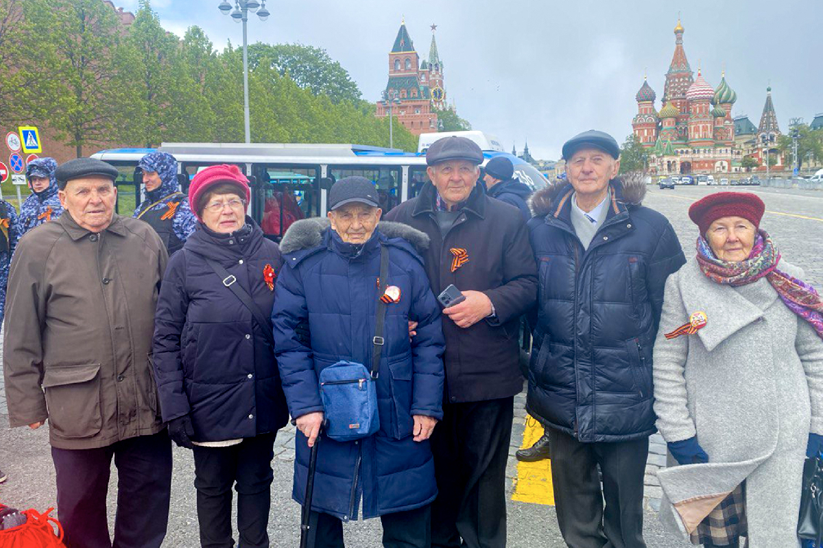 Тверские ветераны посетили Парад Победы в Москве