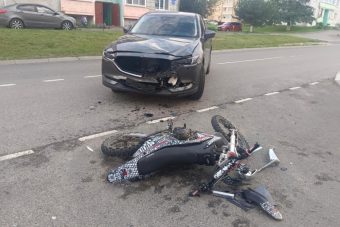 В ДТП в Тверской области пострадал 16-летний водитель питбайка