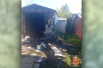 В Тверской области мужчина пытался сжечь своих друзей в гараже