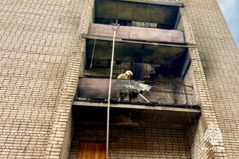 В Тверской области загорелся балкон общежития