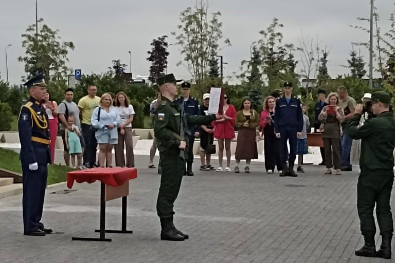 Тверские новобранцы легендарных воинских подразделений приняли присягу