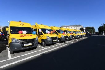 В Тверскую область поступят 28 новых школьных автобусов