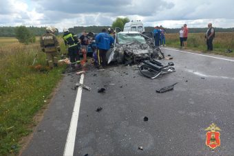 Люди погибли в лобовом ДТП в Тверской области