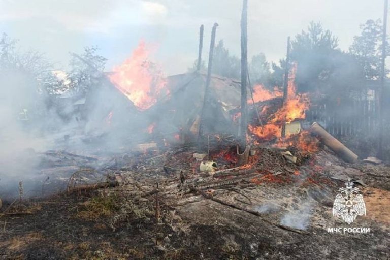 В СНТ под Тверью произошел пожар