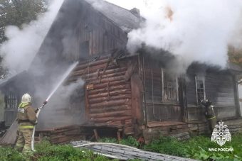 Жилой дом горел в Тверской области