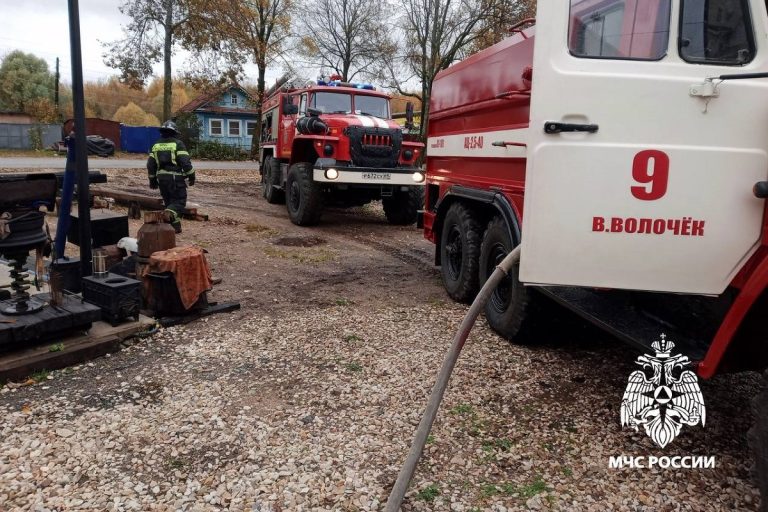 Пожар в жилом доме произошел в Тверской области