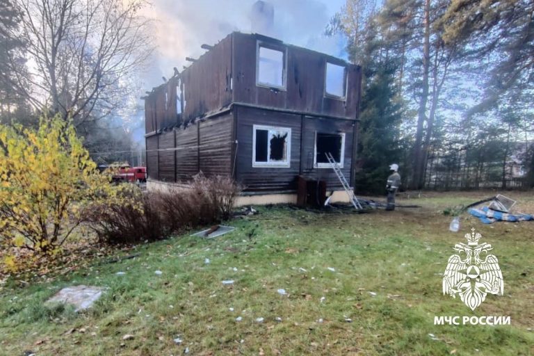 Два человека погибли во время пожара в Тверской области