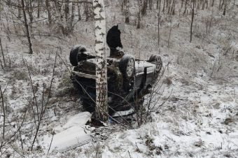 Женщина пострадала в ДТП-перевертыше под Тверью