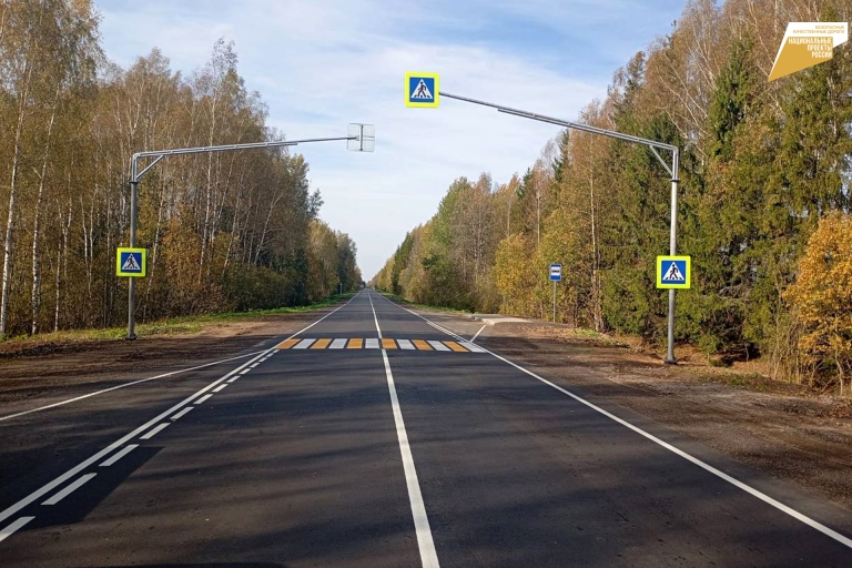 В Тверской области отремонтировали участок дороги, соединяющей три округа