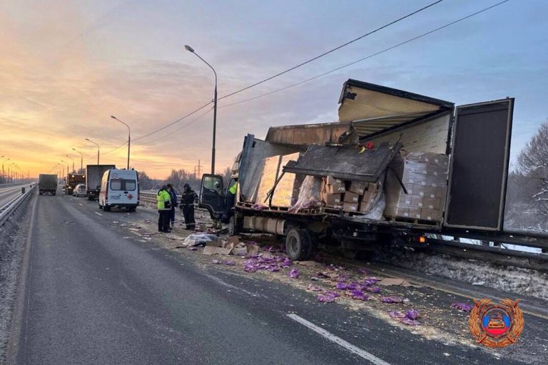 Водитель фургона погиб в ДТП на М-11 в Тверской области