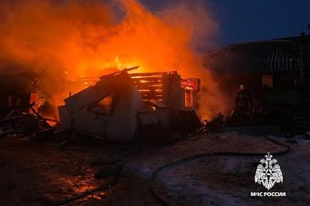 Опубликовано видео с места пожара, который унёс жизнь годовалого малыша в Тверской области