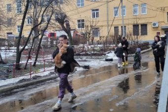 Опубликовано видео с места пожара из-за стиральной машины в центре Твери