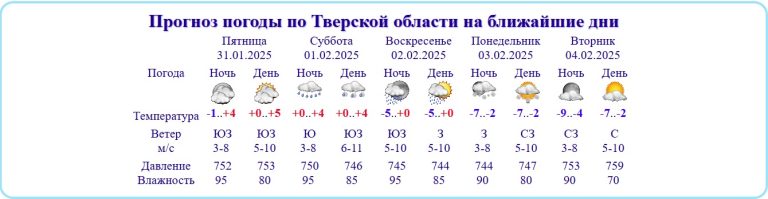 31 января новый температурный рекорд в Тверской области почти в 3 раза превзошел прежний