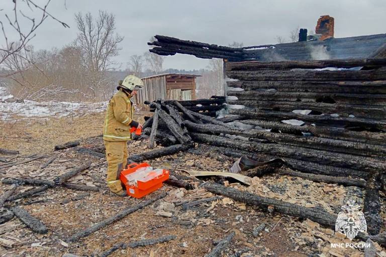 При пожаре в Тверской области погиб человек