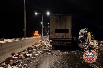 Виновник заблокировавшей трассу М-11 в Тверской области аварии к приезду ГАИ оказался пьяным