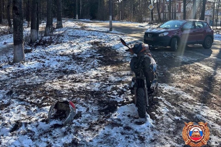 Подросток на мопеде в Тверской области попал в аварию